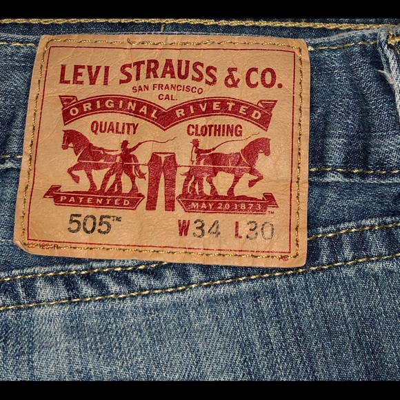 LEVIS 505 34/30 - Picture 5 of 7